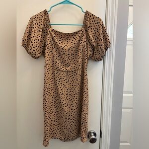 Francesca’s Cheetah Print Mini Dress